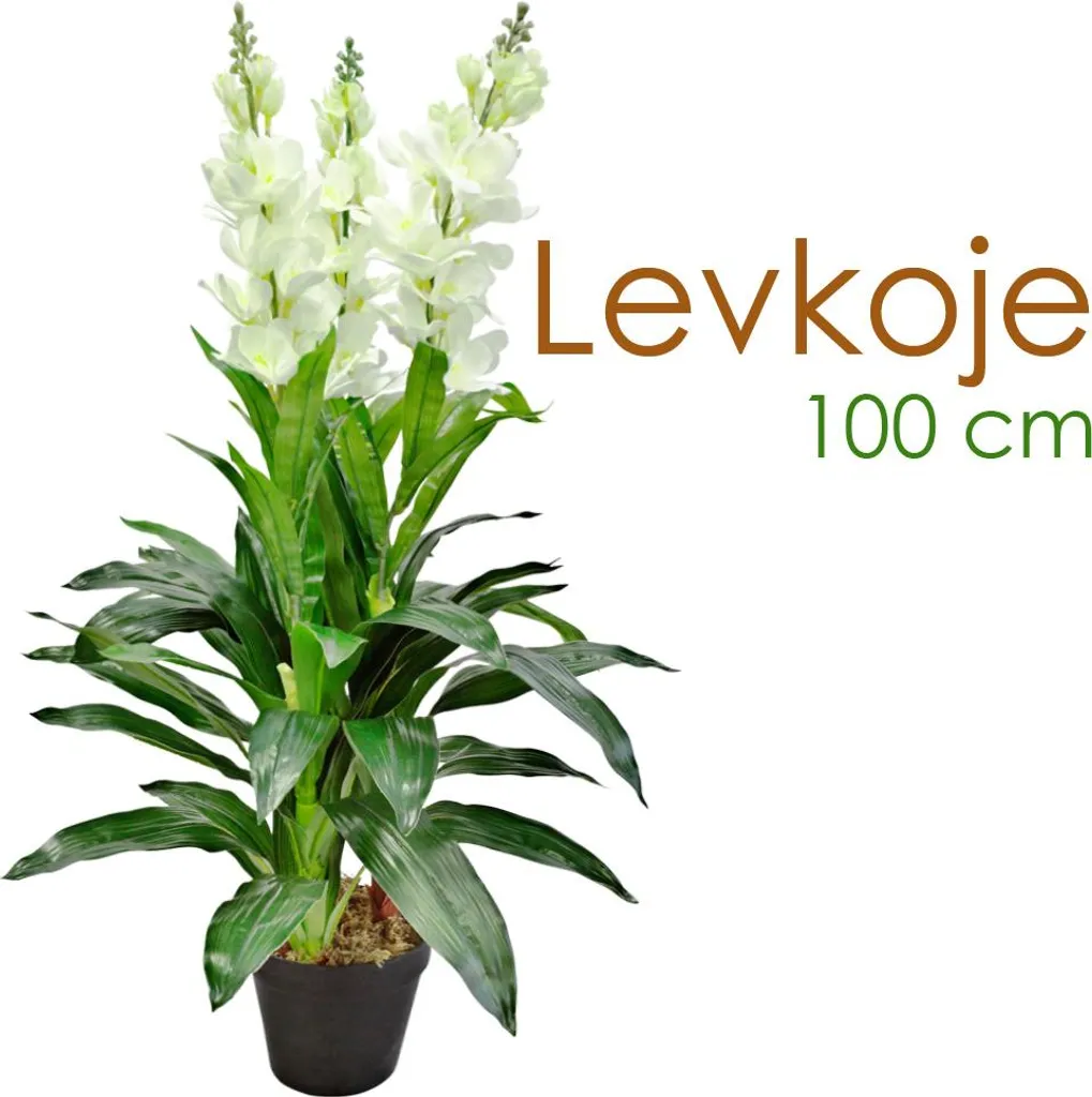 Pianta Finta Violacciocca 100cm Decovego | Matthiola con Fiori Veri