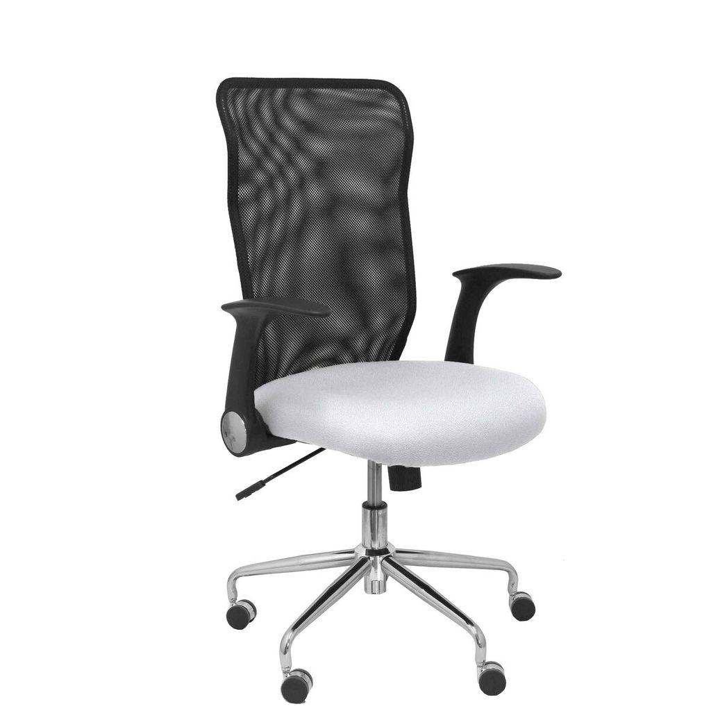 Minaya Stuhl schwarz Netz Rückenlehne bali Sitz white