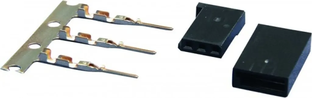 Jamara connecteurs servo Futaba VE 3 fiches de rechange pour modélisme RC