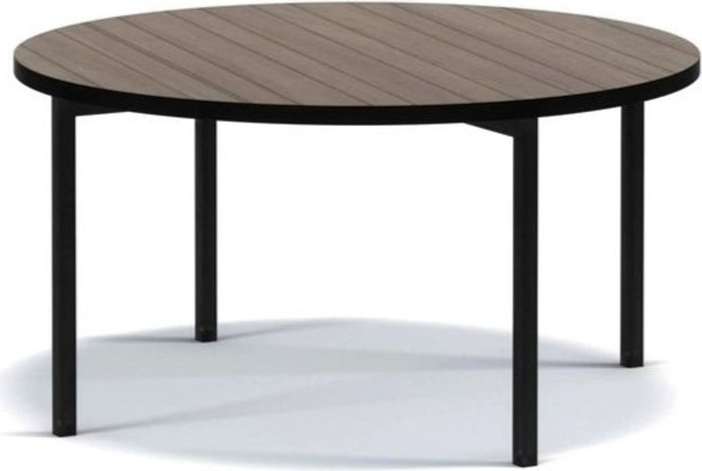 Runder Couchtisch VILEM 2 – braun Produktbild 