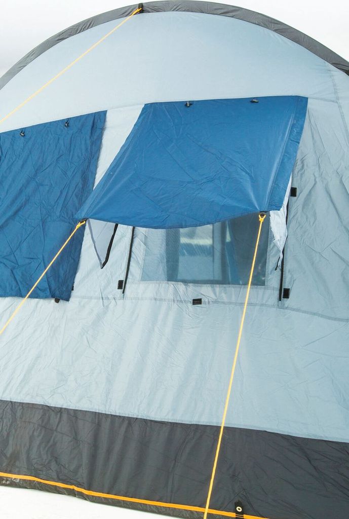CampFeuer Zelt TunnelX für 4 Personen, Grau/Blau, Produktbild 7