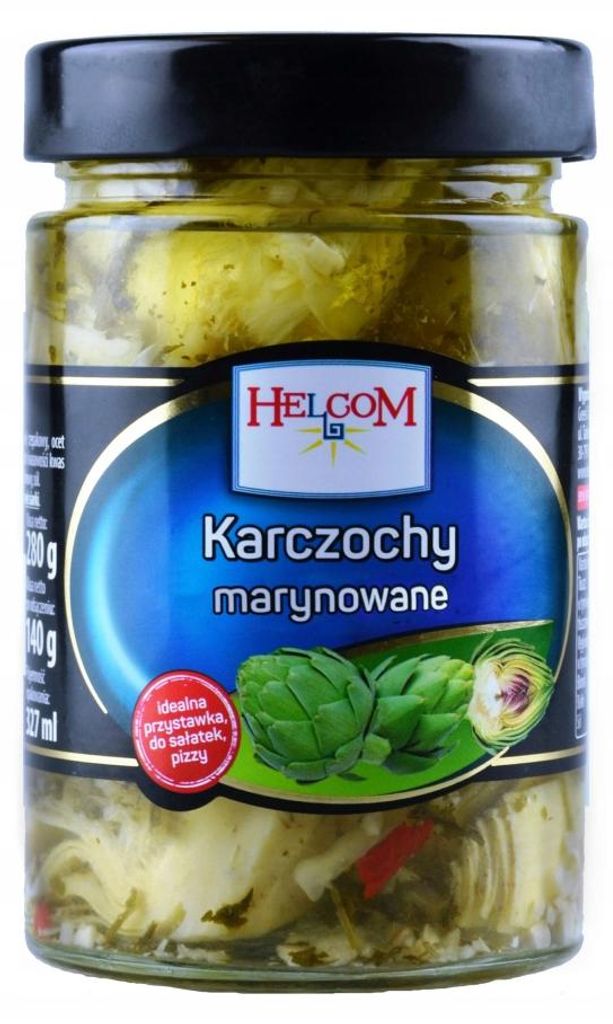 Karczochy marynowane Helcom 327ml Zdjęcie produktu 