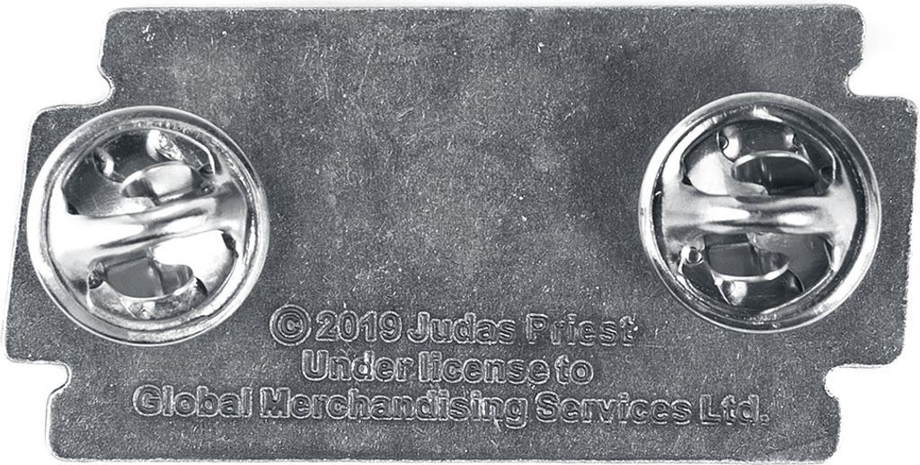 Judas Priest Pin  British Steel silberfarben Standard Produktbild 