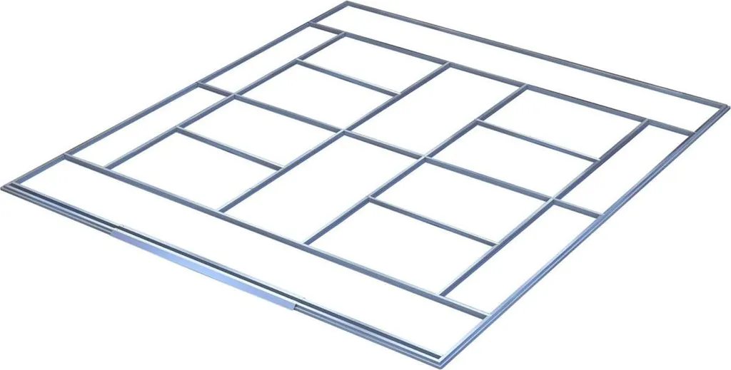 Fondation pour abri ROSAS 10,85 m² : base de plancher pour sol stable