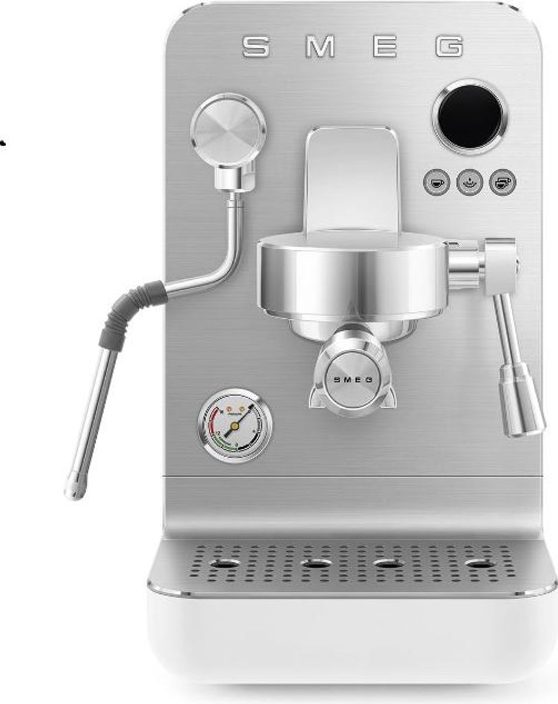 Smeg Mini-Pro EMC02WHMEU Siebträger Espressomaschine - Weiß