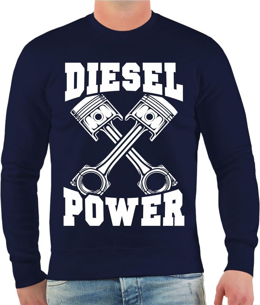 Herren Sweatshirt Diesel Power
