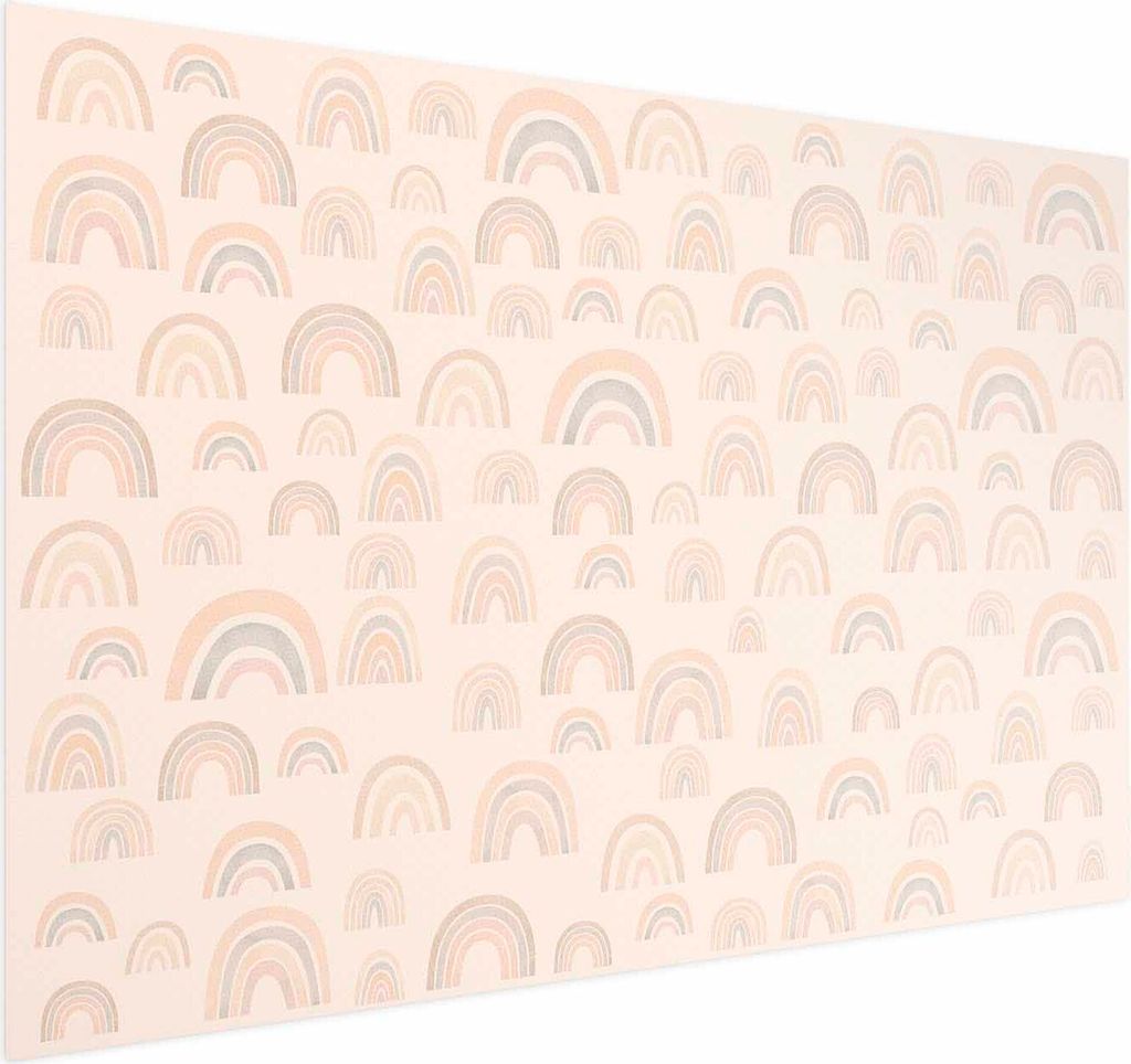Posterpapier Poster - Pastel Rainbows 90x60 cm Für Kinder e-A-10132-ao-a