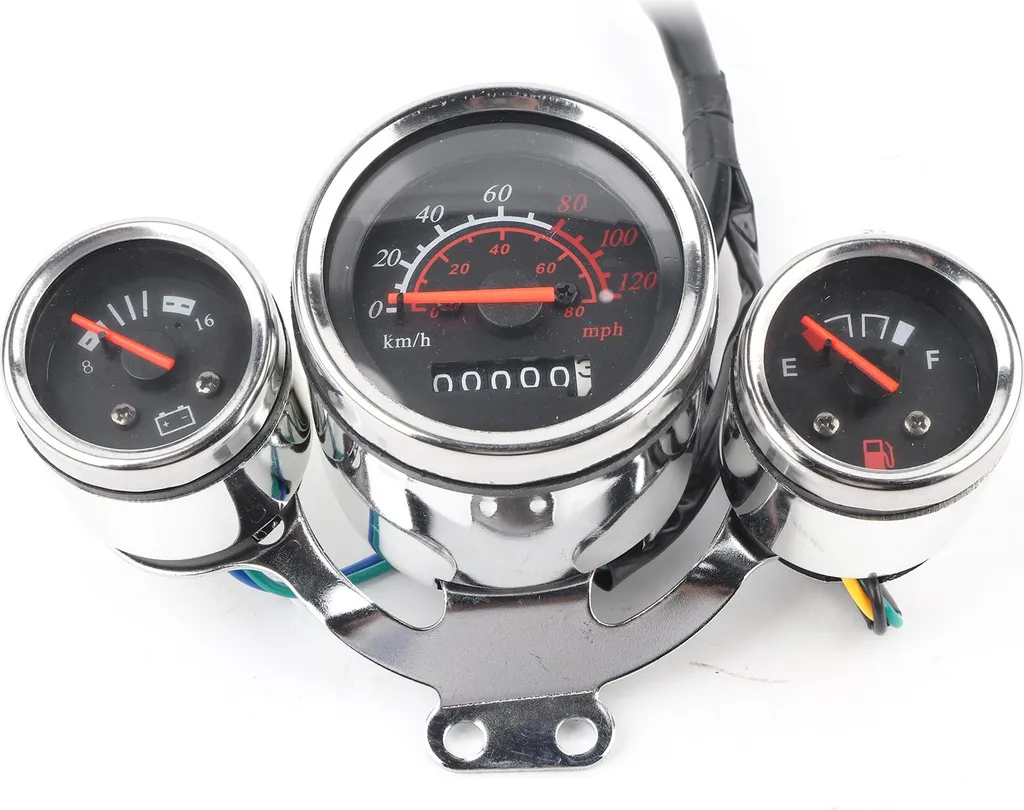 Contachilometri Digitale Moto Alta Precisione - Tachimetro LCD 48-72V