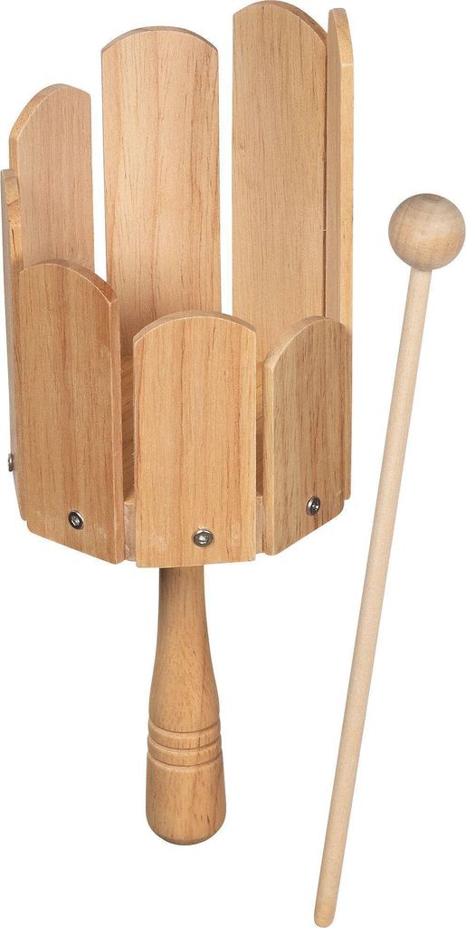 Goki Holz Rührtrommel Musikinstrument für Kinder - Lernspielzeug