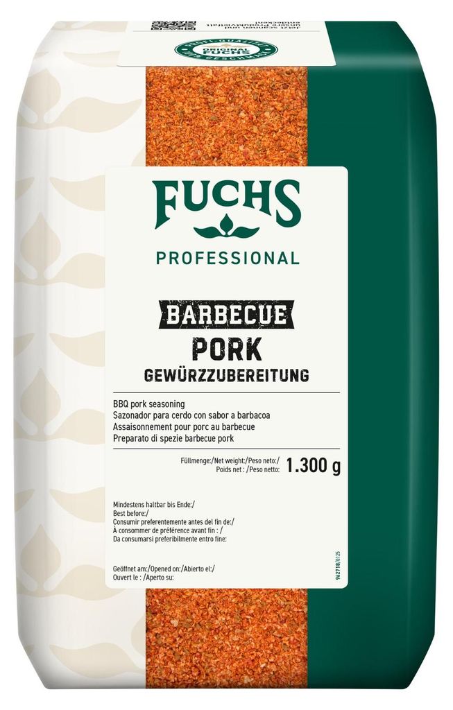Fuchs BBQ Pork condimento per carne di maiale confezione da Immagine del prodotto 