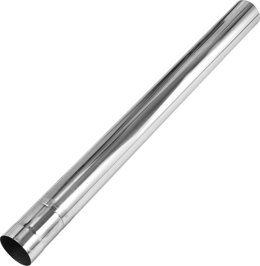 Gerades Auspuffrohr Auto Auspuffrohr Mandrel Bend DIY Custom Tubing Rohr 3" OD 30" Länge T304 Edelstahl Silber Ton