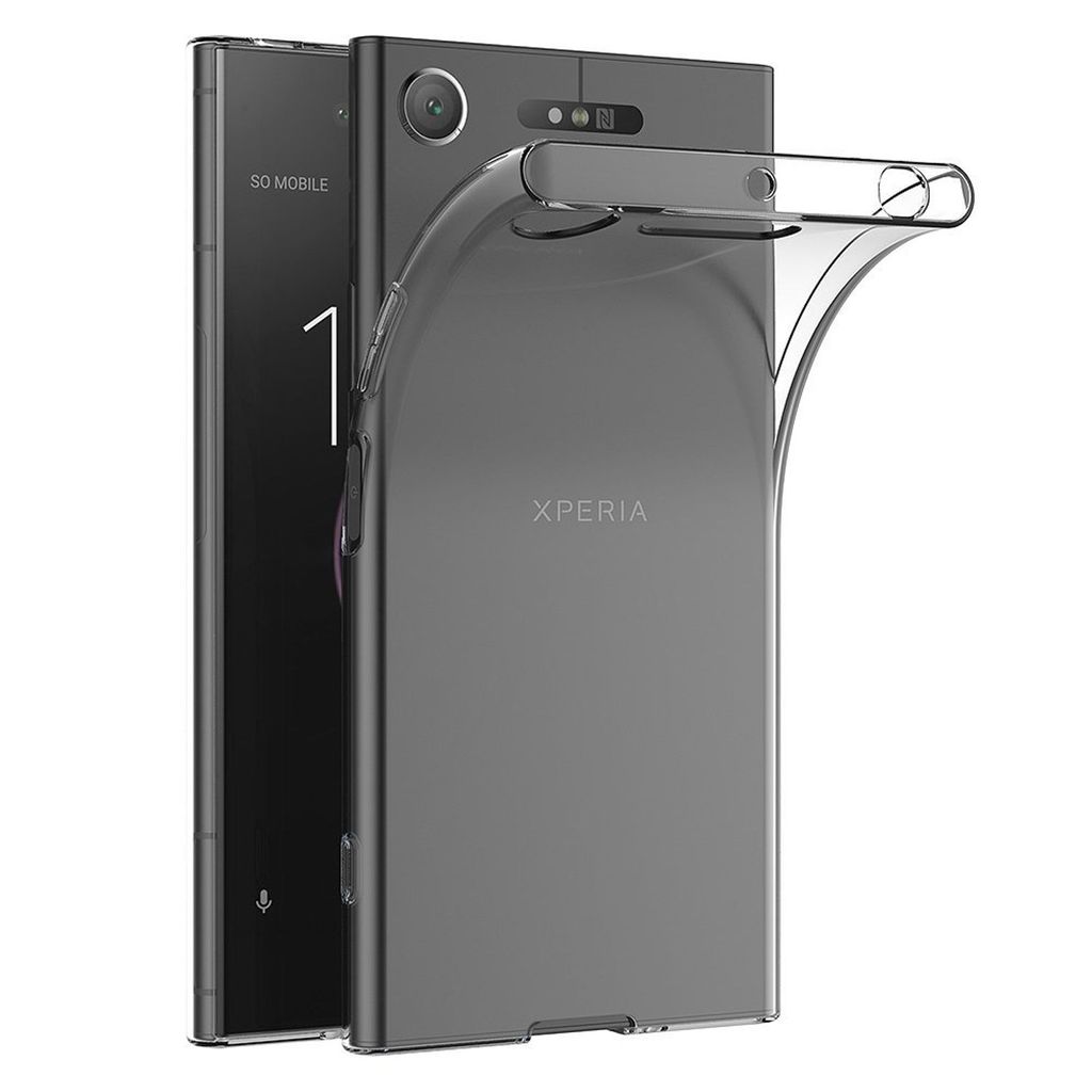 Sony Xperia XZ1 Transparent Case Cover Silicone Case Sleeve Zdjęcie produktu 
