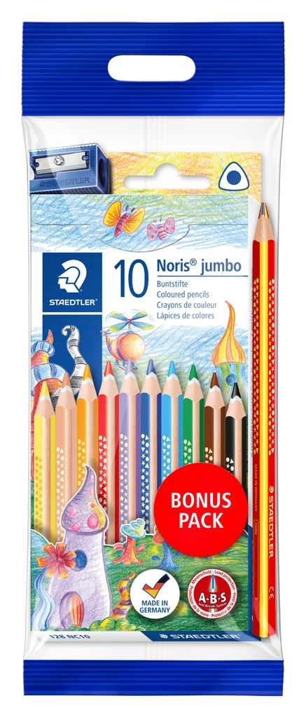 Staedtler Noris jumbo 128, Wielobarwny, 10 szt. Zdjęcie produktu 