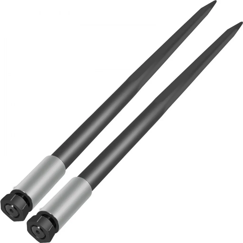 Pique-balles pour chargeur frontal - Lot de 2 dents renforcées de 124 cm