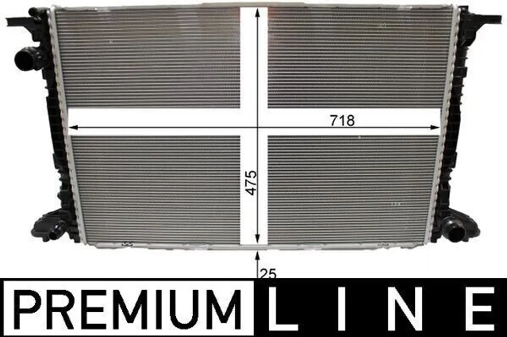 Réparer fuite radiateur Audi A6 C8 et Q7 - MAHLE CR 2180 000P Premium