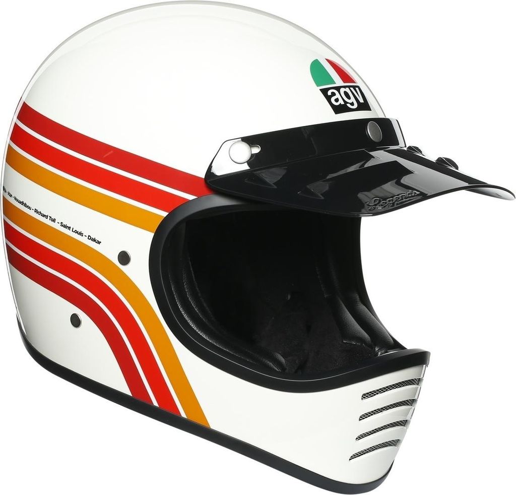 AGV Legends X101 Dakar 87 Helm, weiß/rot/orange, XS (53/54) Produktbild 