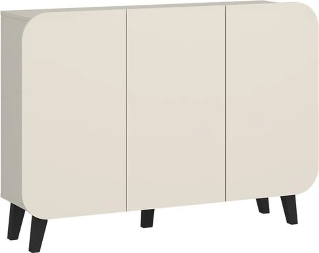 Commode 3 portes Smooth Edge aux bords arrondis pour sécurité et design