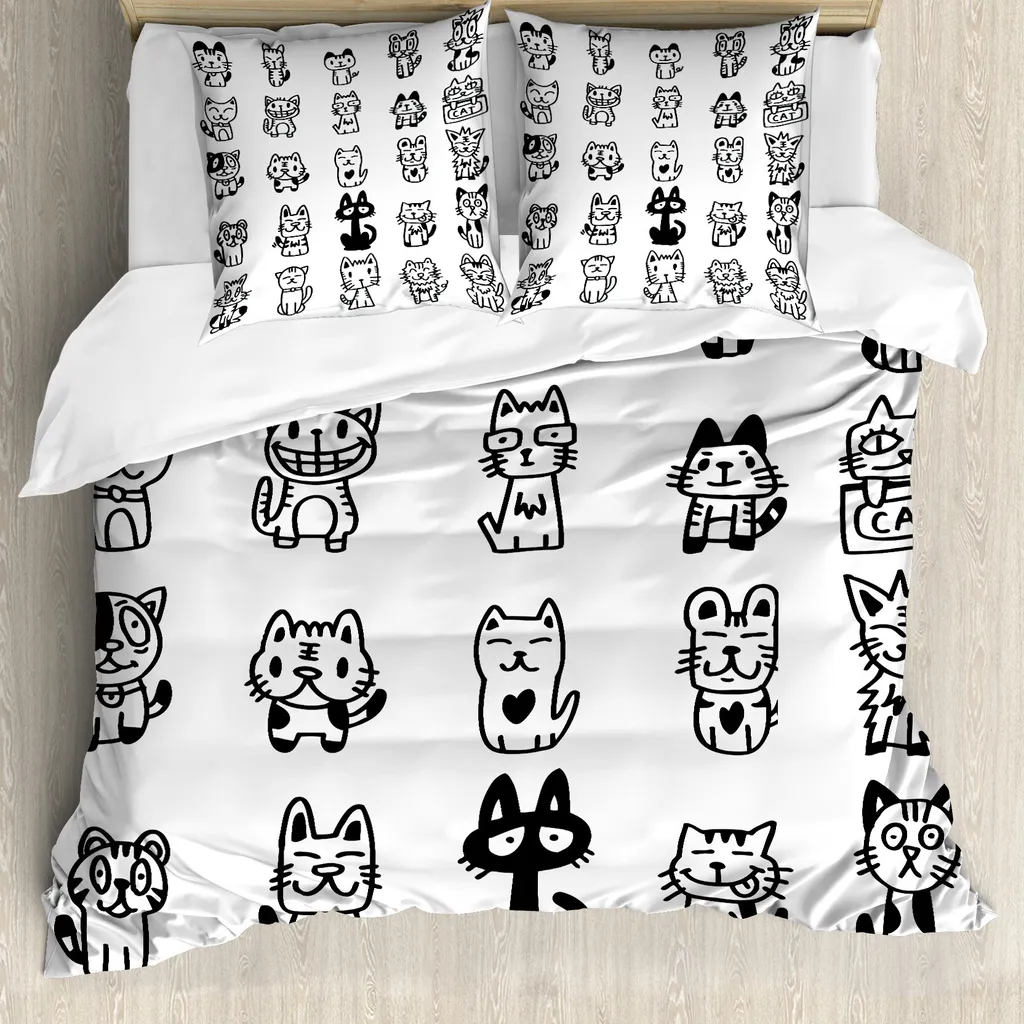 Housse de couette anti-acariens et hypoallergénique lit double