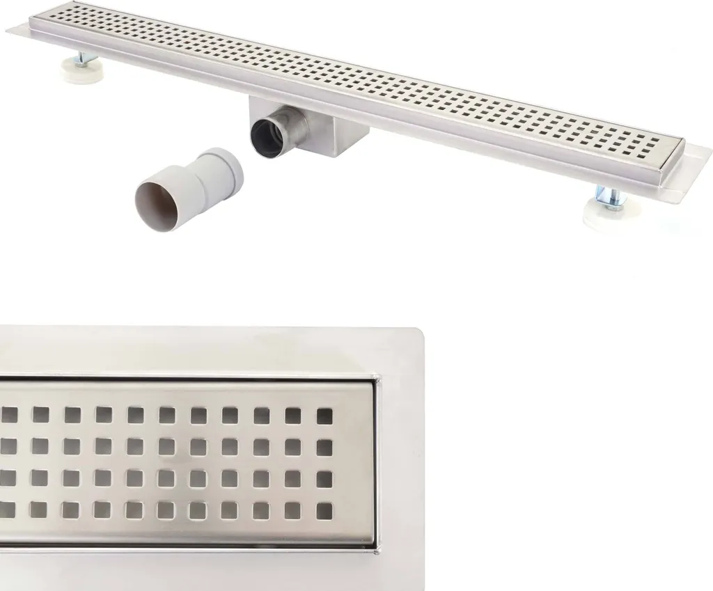 OFFERTA Scarico Doccia HWC-D94b 100cm - Acciaio Inox Anti-Ruggine