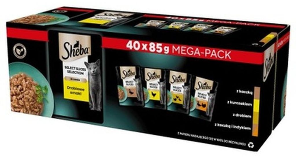 Sheba Nature's Collection Mix – mokré krmivo pre mačky – 40 Obrázok produktu 