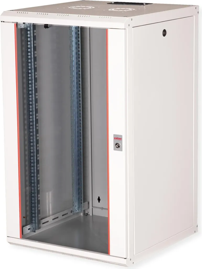 Roline Pro Armoire Réseau 19 Pouces - Baie de Brassage Noire 42U Robuste