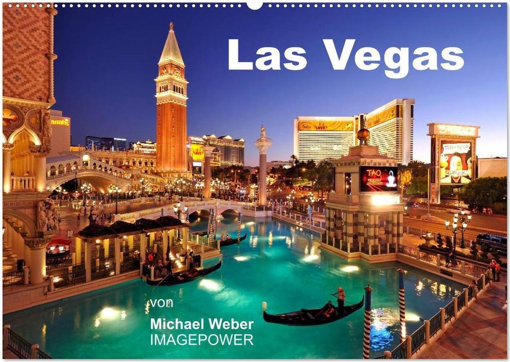 Las Vegas (Wandkalender 2026 DIN A2 quer), CALVENDO Monatskalender