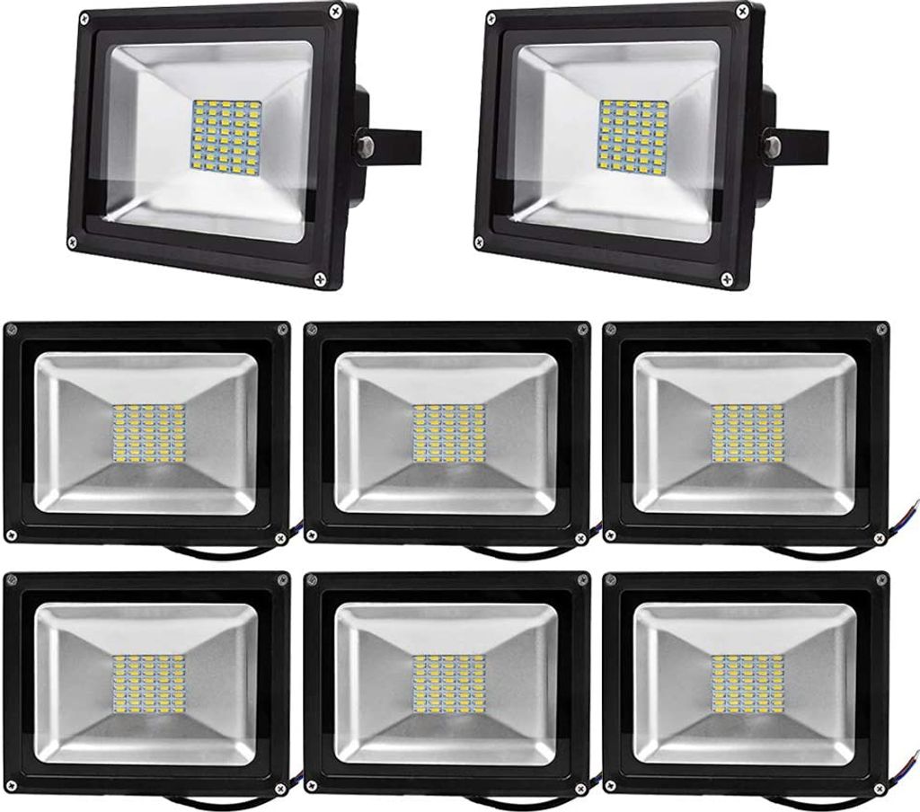 Greenmigo 8X 30W LED Flood Light SMD Flutlicht Außen Fluter Produktbild 