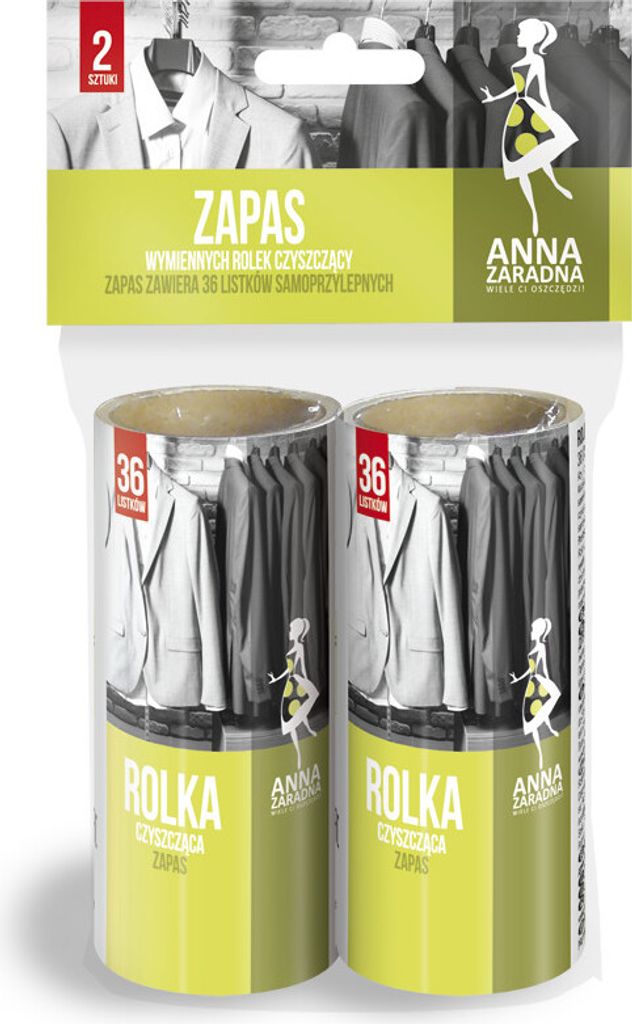 2 Einsatzrolle fr FUSSELROLLE Kleiderrolle Fusselbrste Produktbild 