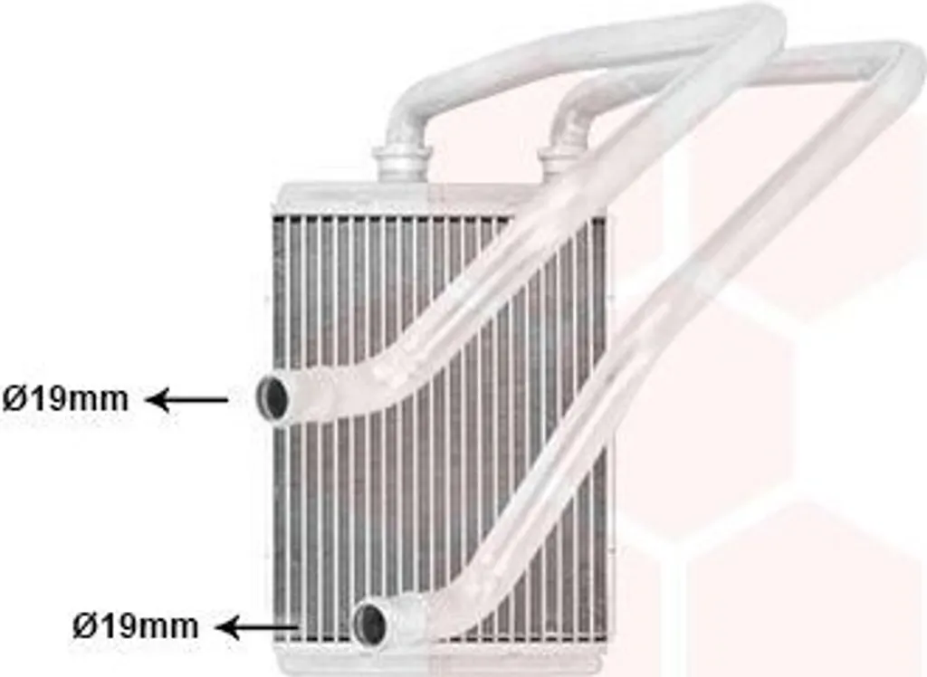 Radiateur de Chauffage VAN WEZEL 33006472 pour NISSAN X-TRAIL T30