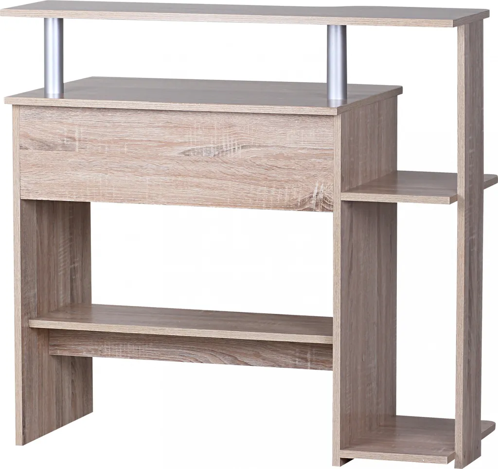 Table PC Sonoma multi-rangements Wohnling Dennis WL1.171 structure robuste