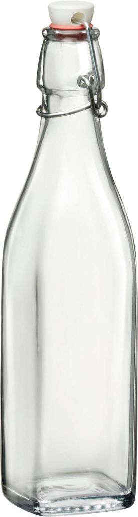 BORMIOLI ROCCO Swing Flasche mit Bügelverschluss, 4-Kant, Productafbeelding 