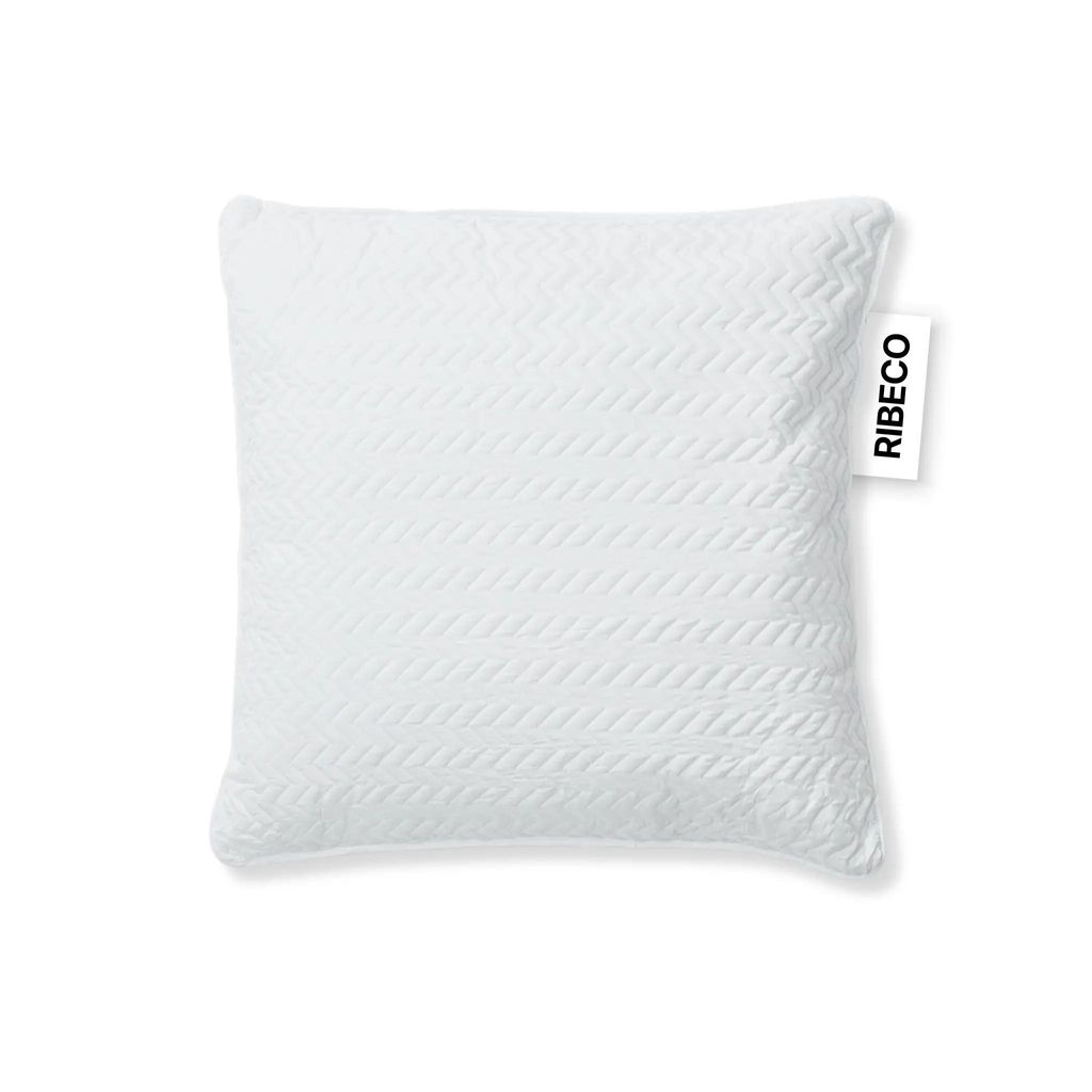 RIBECO GERMANY Taschenfederkernkissen 80x80cm – Polyester und Schaumstoff, für ergonomischen Komfort und Unterstützung