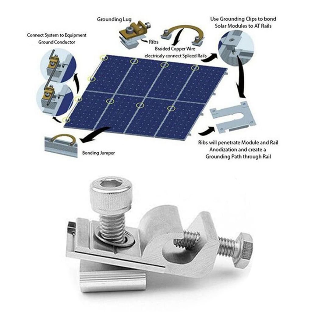 4er Boden Erdung Lug Standard Solarpanel
