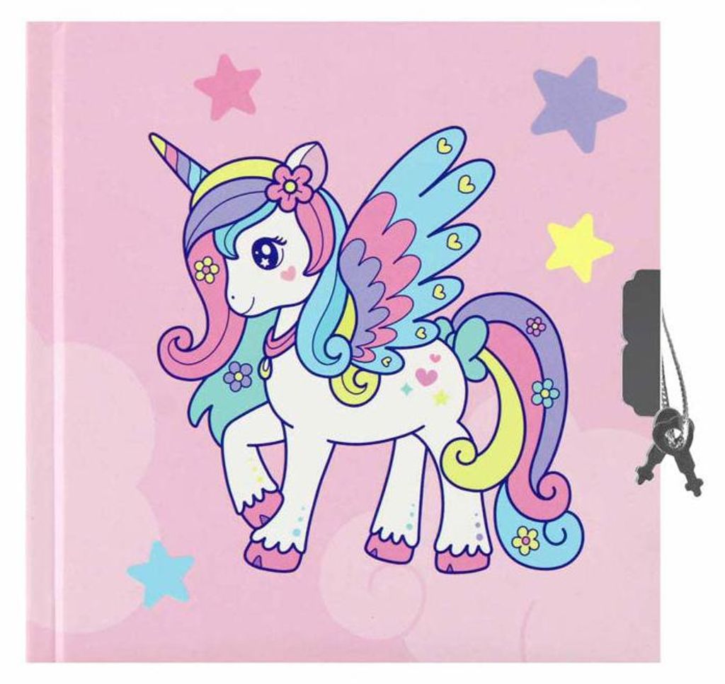 Tagebuch Einhorn 13,5 x 13,5 cm