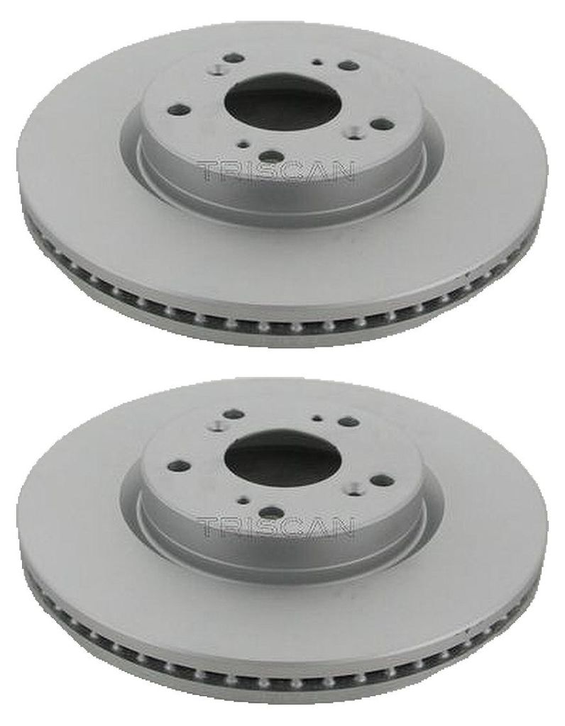 2 Bremsscheiben belüftet Ø 293 mm TRISCAN passend für u.a. HONDA CIVIC