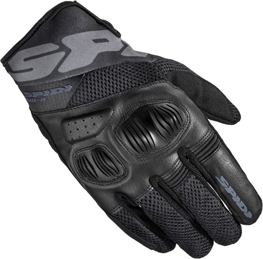 Spidi Flash-R Evo Motorrad Handschuhe Farbe: Schwarz, Grösse: S