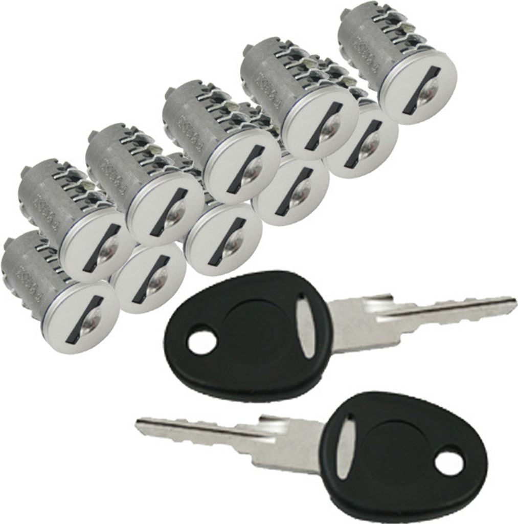 10 x FAP plug-in cilindro chiave serratura caravan camper Immagine del prodotto 