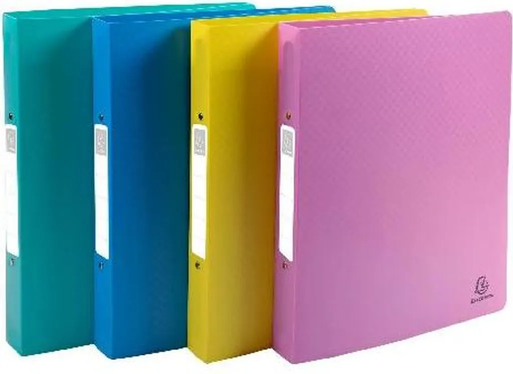 Classeur A4 Maxi 2 Anneaux en Plastique souple Exacompta Young 12 pcs