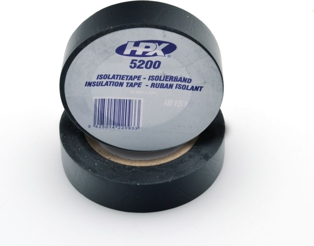 Isolierband 15mm x 10m Farbe schwarz