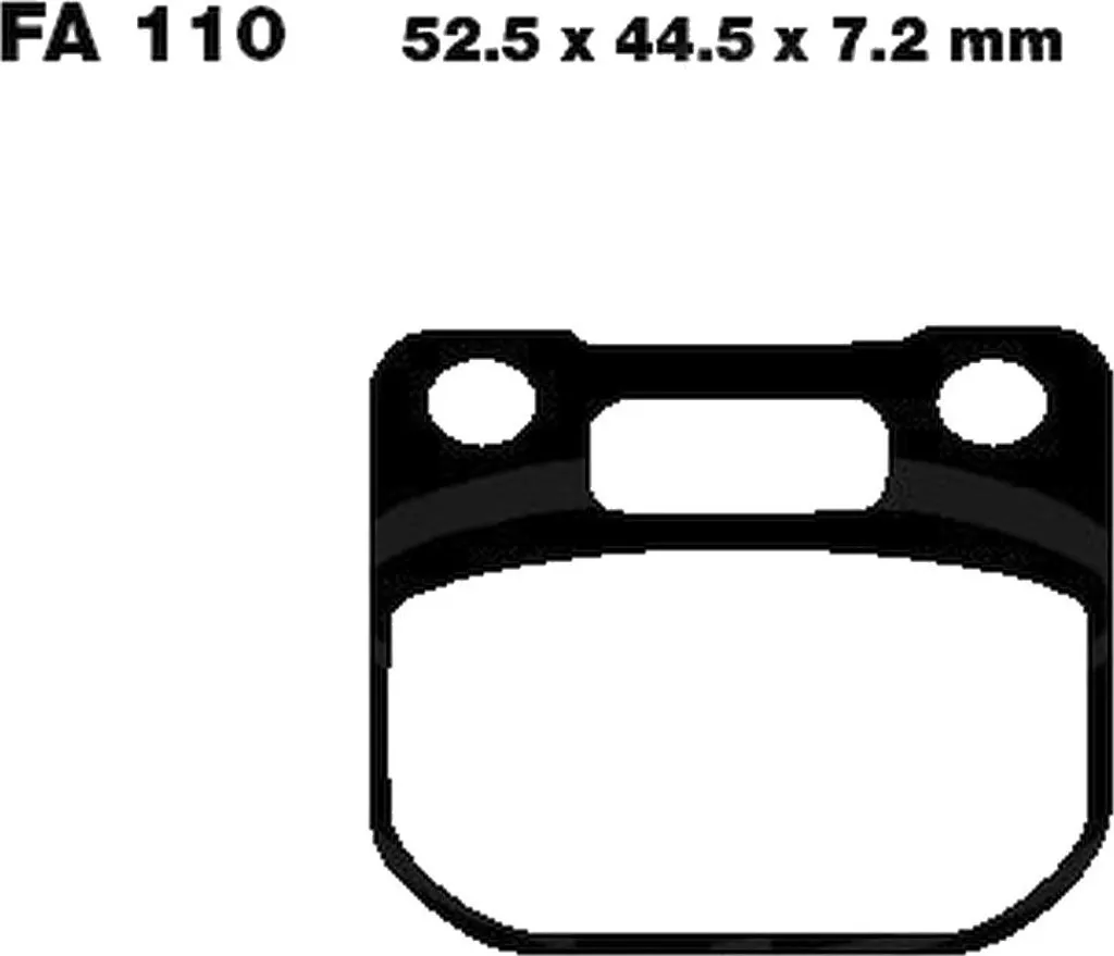 Plaquettes de frein avant Suzuki RG 80 Gamma 1988-1995 Anti-Bruit