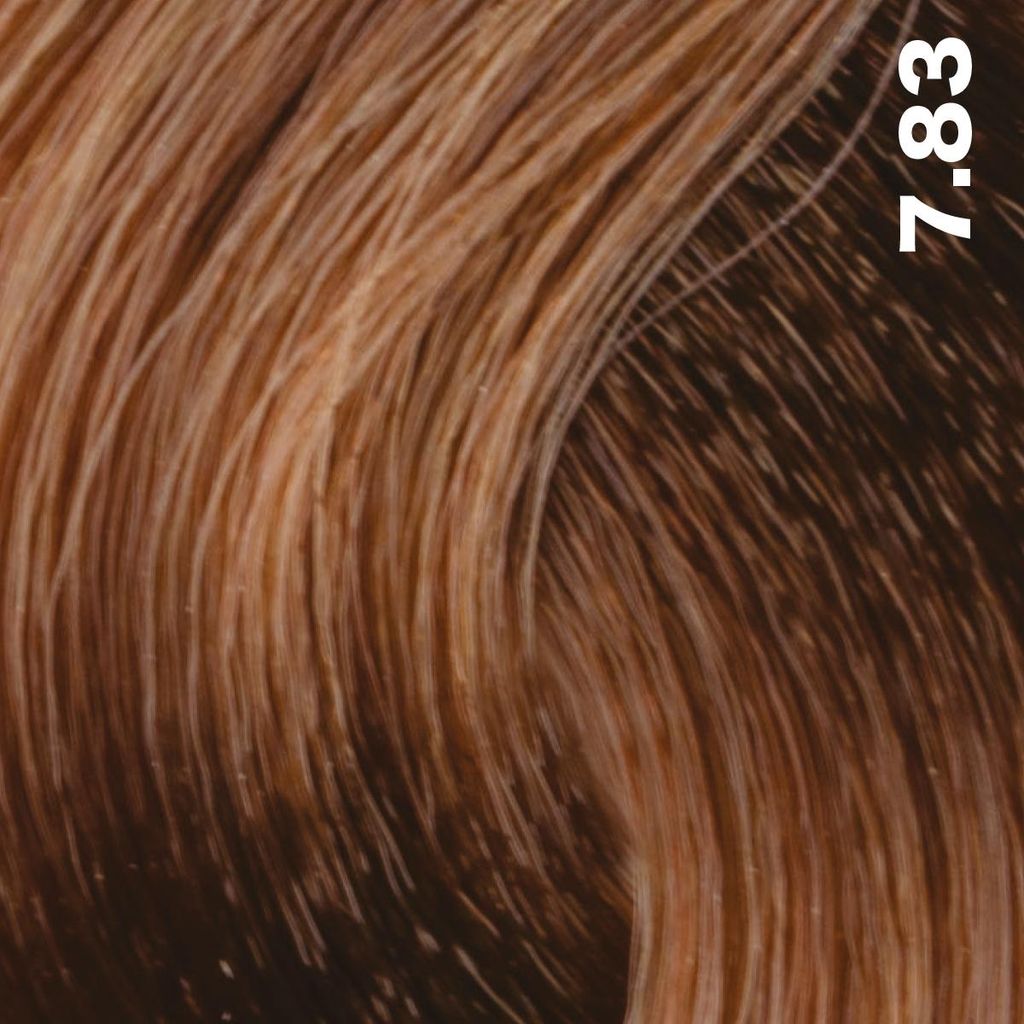 FemMas Hair Color Cream 100ml Haarfarbe Mittelblond Amber Gold 7.83