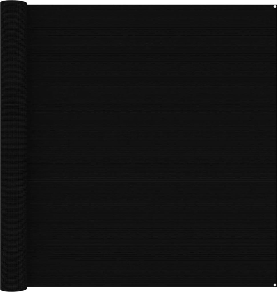 The Living Store Zeltteppich 300x400 cm Schwarz