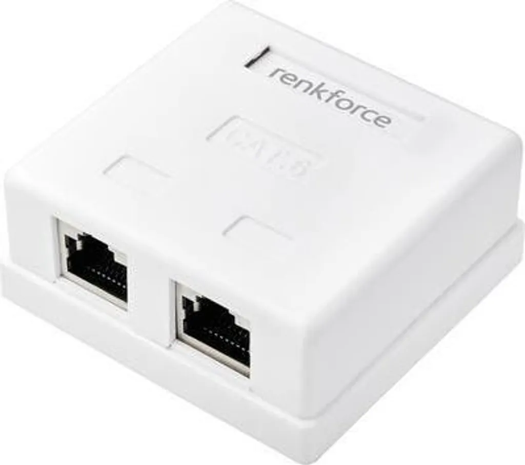 Adaptateur réseau mural CAT 6 Renkforce : fixez vos problèmes de débit