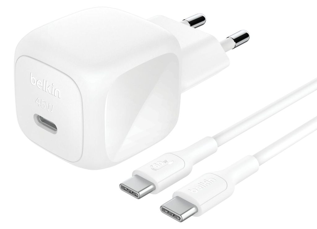 Belkin BOOST Charge USB-C 45W PD PPS+USB-C Kab.ws Produktbild 