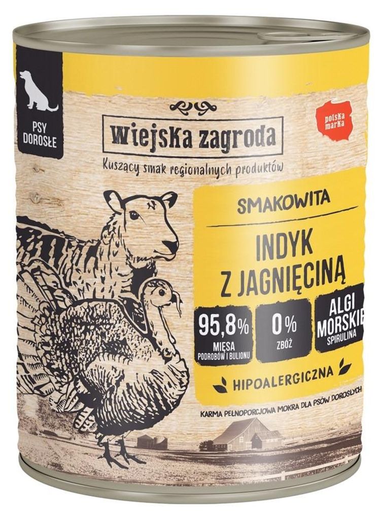 Wiejska Zagroda Dinde à l'agneau 800 g Image du produit 