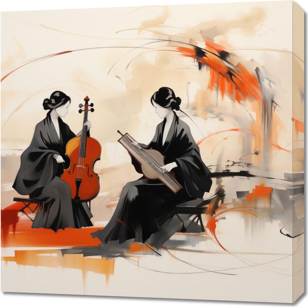 Bild 70x70cm Harmonie der Stille