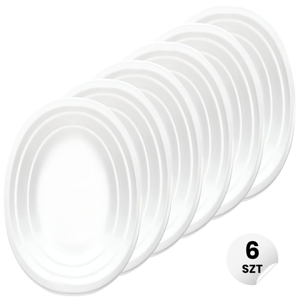 Vergionic 8053 Ovaler Teller, Kunststoff, 14,5 x 21,5 cm 6 Produktbild 