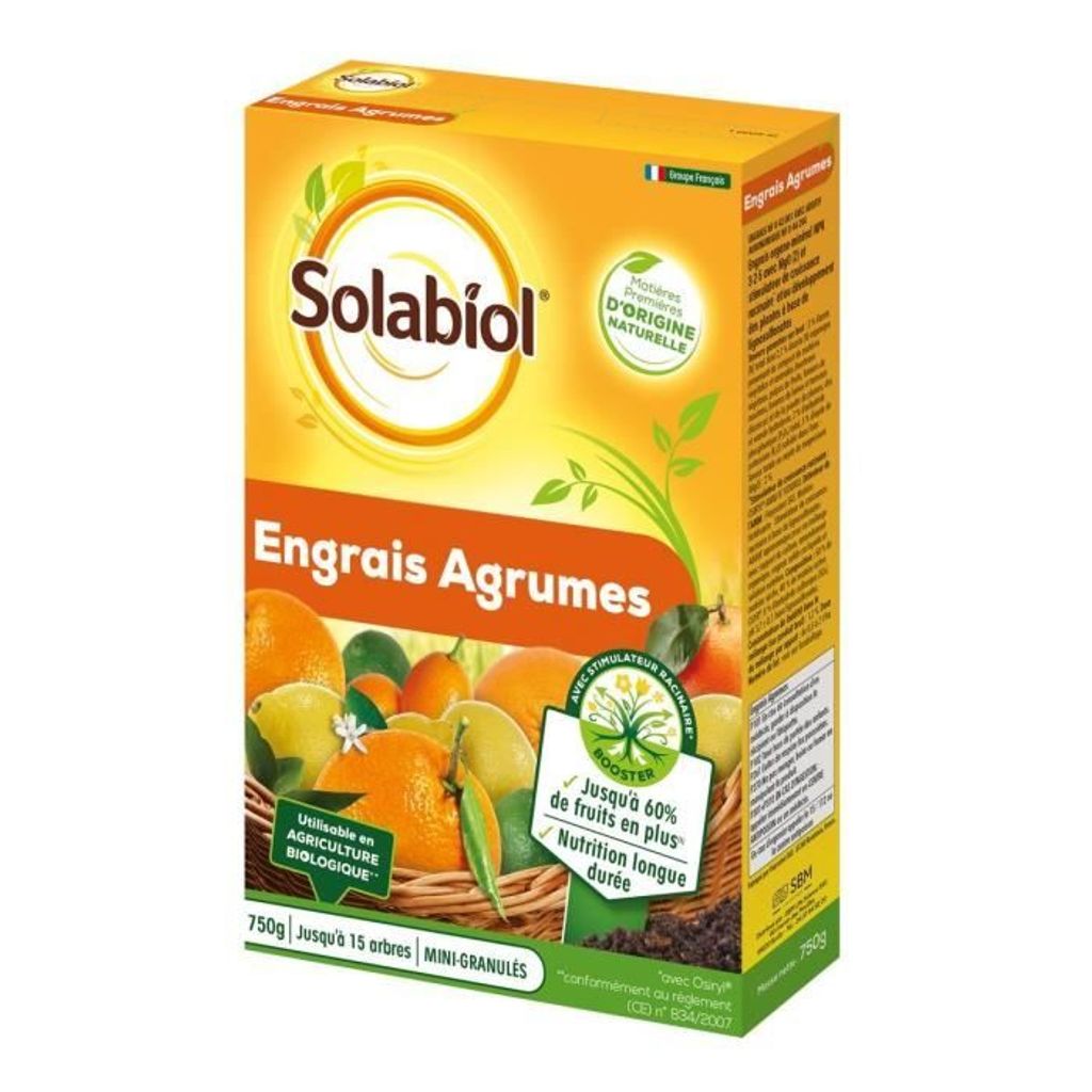 SOLABIOL - Zitrusdünger - Karton 750 g - UAB