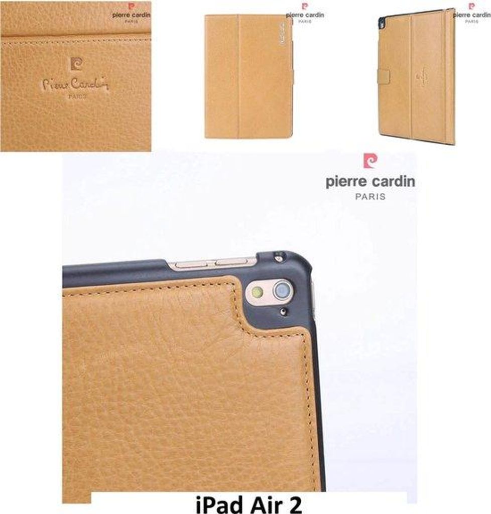 Pierre Cardin iPad Air 2 Book Case Gelb