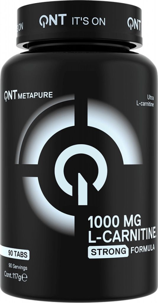 QNT Maxi L-Carnitine 1000 mg (90 Tabs) Unflavored - Diät & Produktbild 